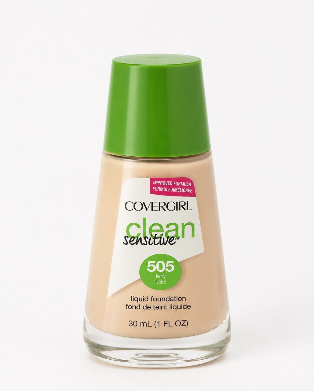 Covergirl Clean Sensitive Skin Liquid Foundation # 505 Ivory 30 ml  / 1 FL
